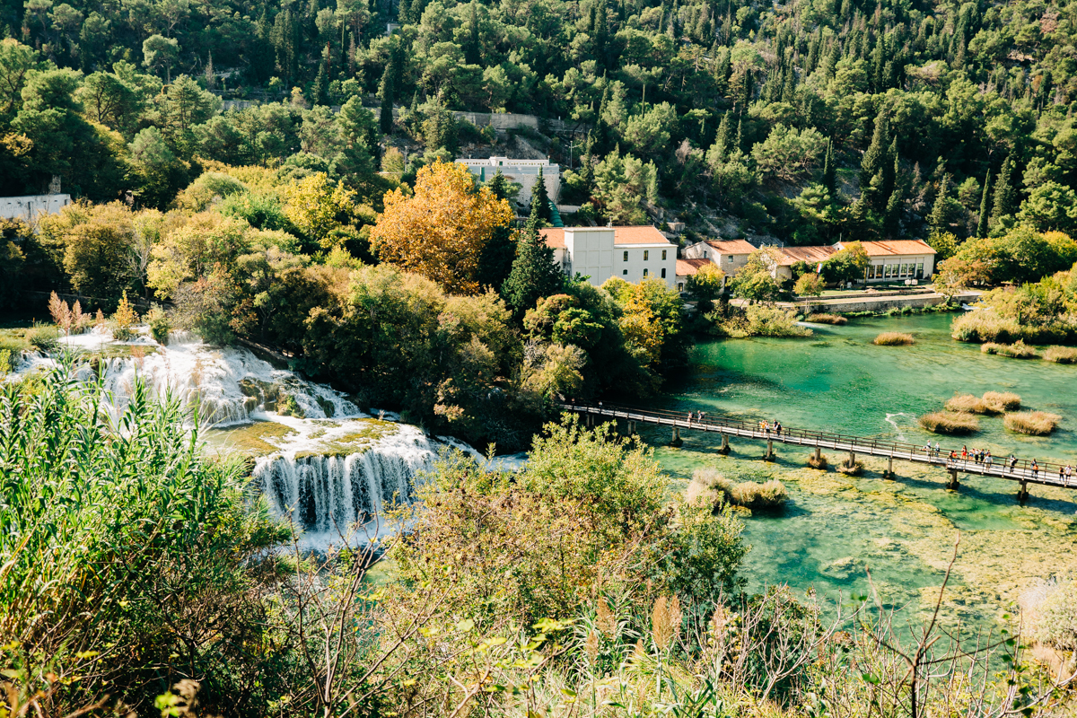 KRK Nationalpark Kroatien Wasserfaelle