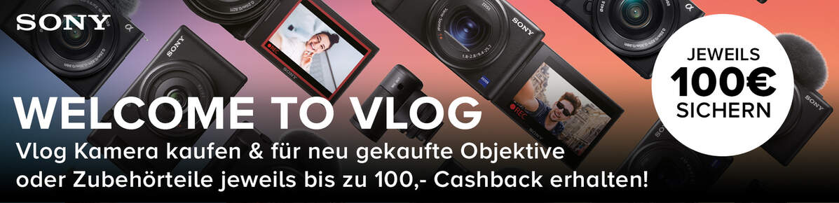 sony welcome to vlog Cashback