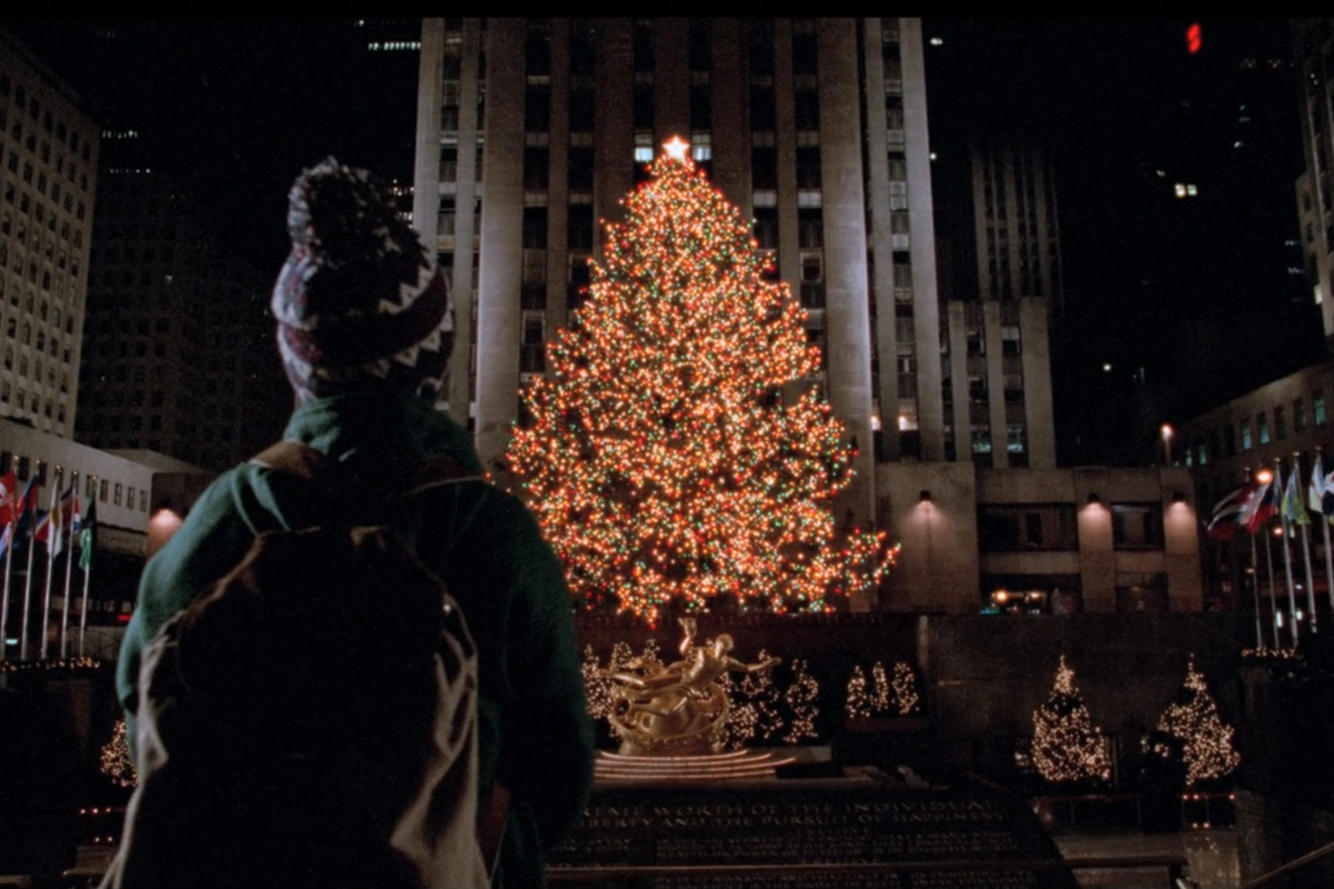 Kevin allein in New York Drehorte Weihnachtsbaum Rockefeller Center