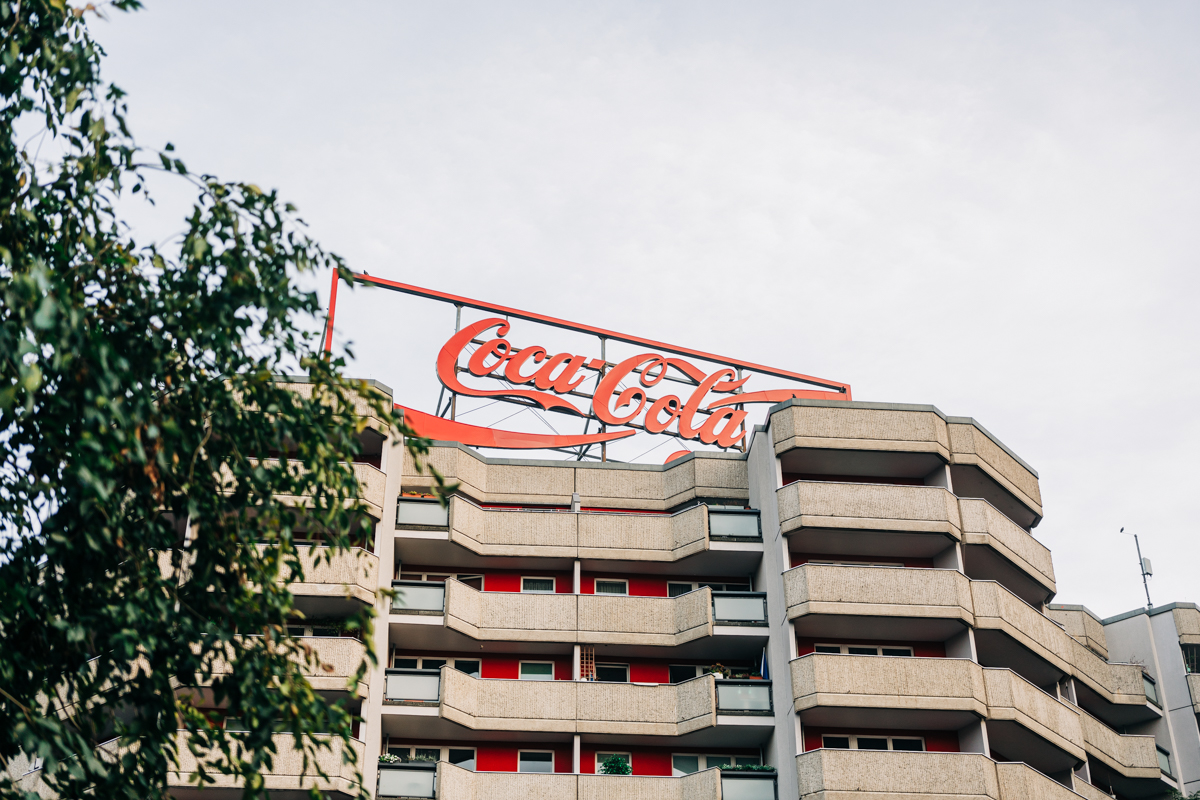 Coca Cola Reklame Schild Berlin Fotospots