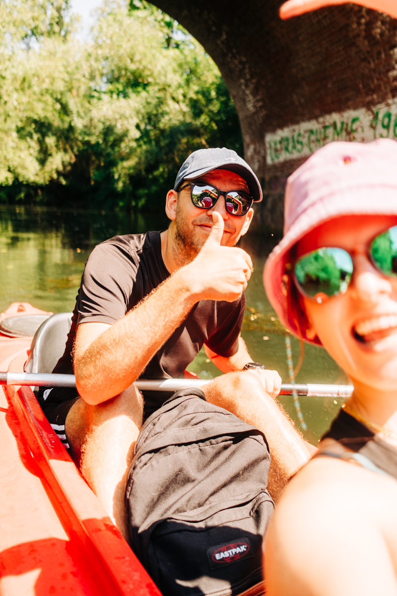 Leipzig Kanu fahren Kajak Tour leihen Karl Heine Kanal 18