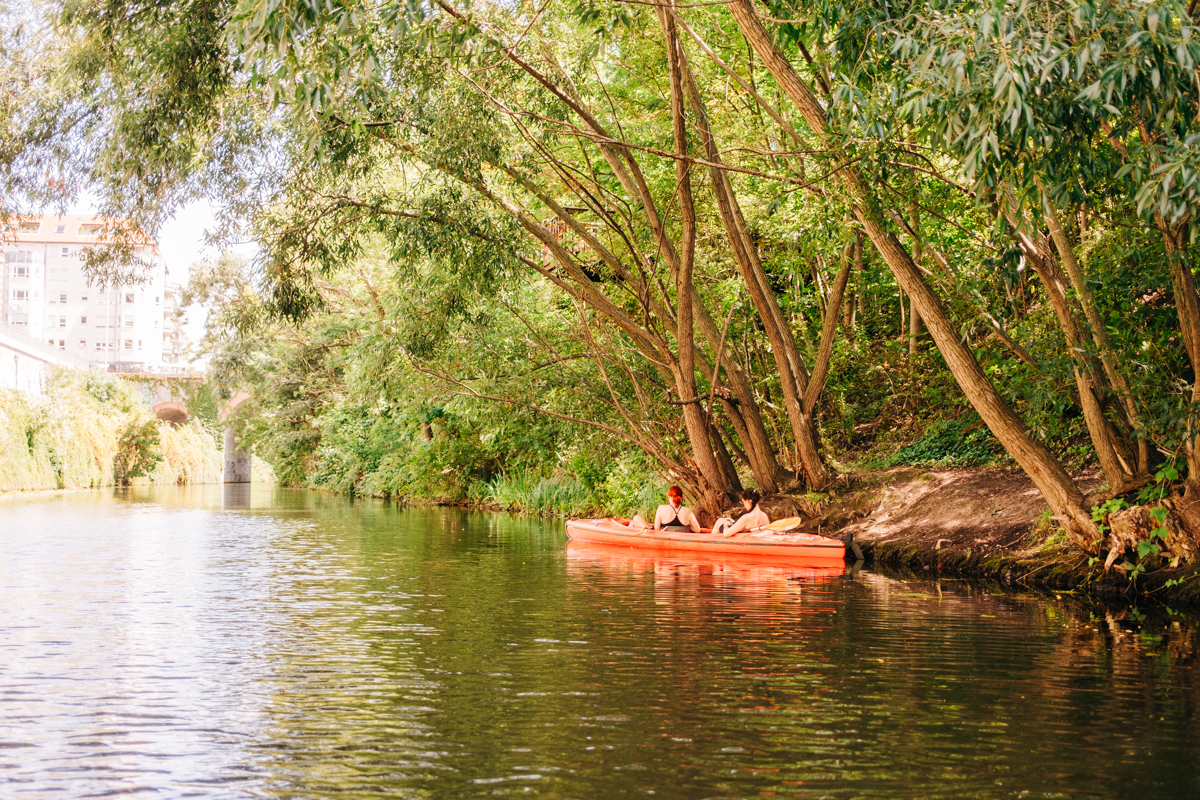 Leipzig Kanu fahren Kajak Tour leihen Karl Heine Kanal 20