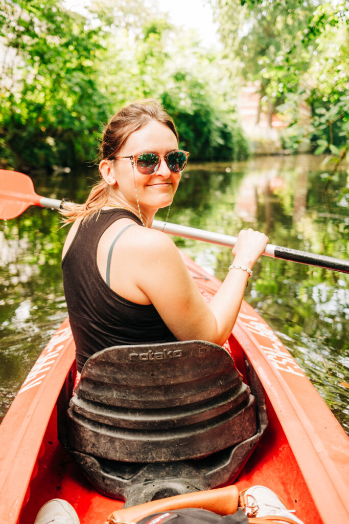 Leipzig Kanu fahren Kajak Tour leihen Karl Heine Kanal 3