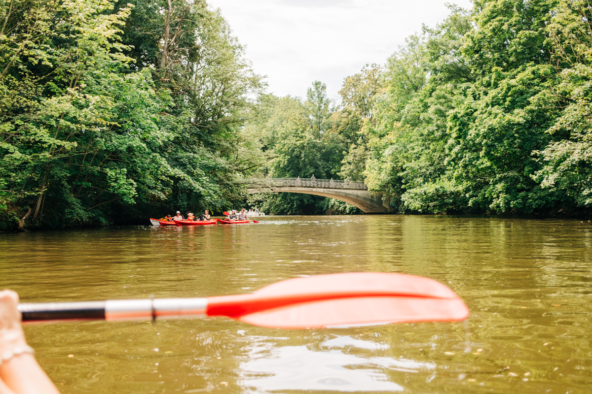 Leipzig Kanu fahren Kajak Tour leihen Karl Heine Kanal 6