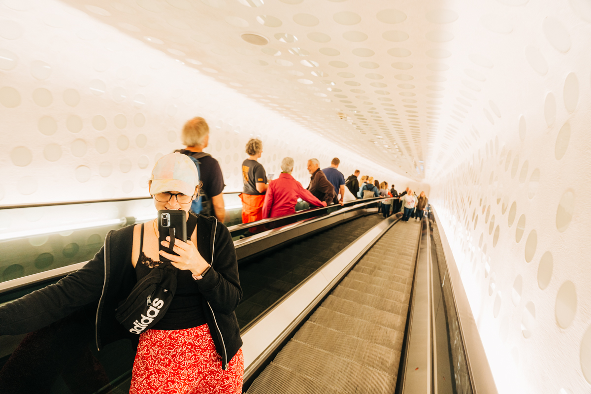 Hamburg Fotospots Elbphilharmonie laengste Rolltreppe Europas